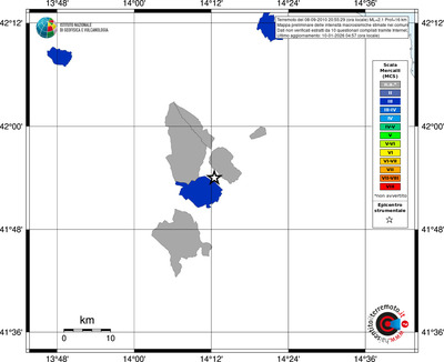 Mappa MCS - territori comuni