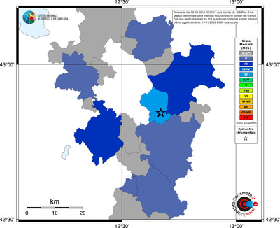 Mappa MCS - territori comuni
