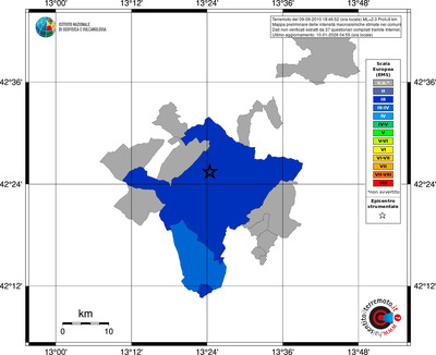 Mappa EMS - territori comuni