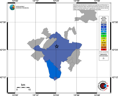 Mappa MCS - territori comuni