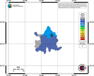 Mappa MCS - territori comuni