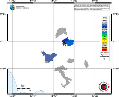 Mappa MCS - territori comuni