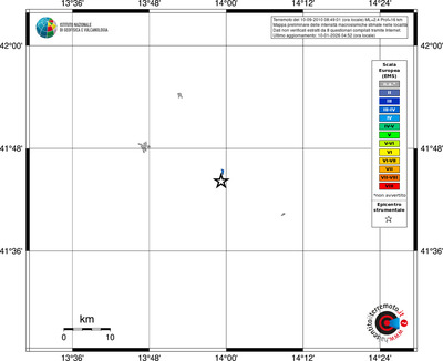 Mappa EMS - territori località