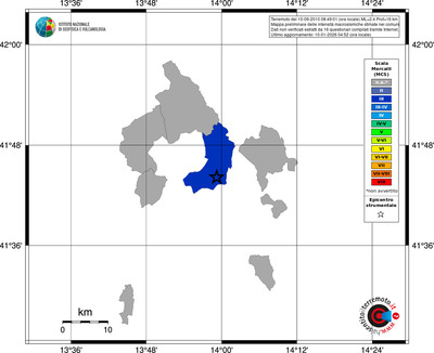 Mappa MCS - territori comuni