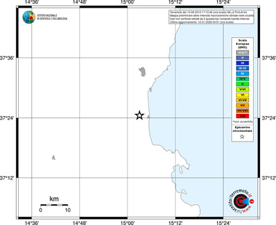 Mappa EMS - territori località