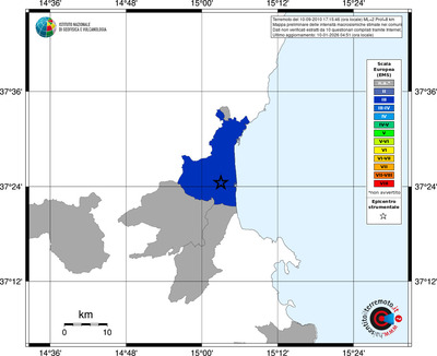 Mappa EMS - territori comuni