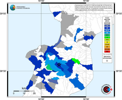 Mappa MCS - territori comunali