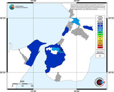 Mappa EMS - territori comuni