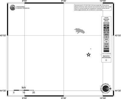 Mappa MCS - territori località