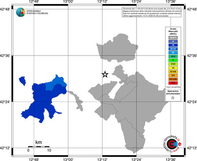 Mappa MCS - territori comuni