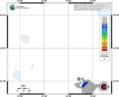Mappa EMS - territori comuni