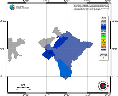 Mappa MCS - territori comuni