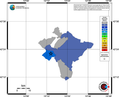 Mappa MCS - territori comuni