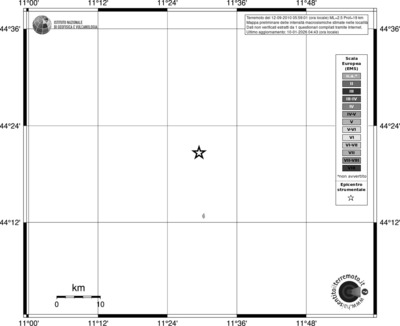 Mappa EMS - territori località