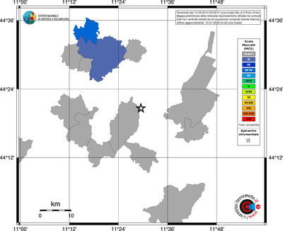 Mappa MCS - territori comuni