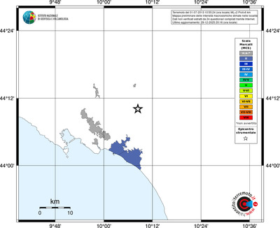 Mappa MCS - territori località