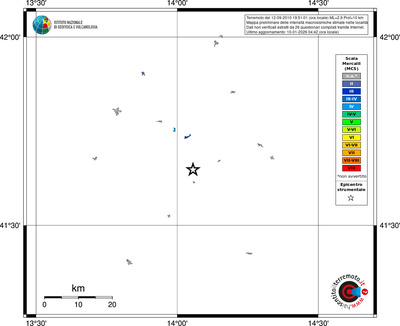 Mappa MCS - territori località