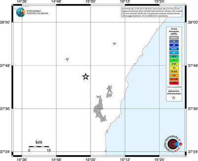 Mappa EMS - territori località