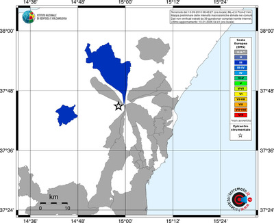Mappa EMS - territori comuni