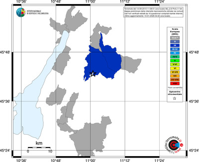 Mappa EMS - territori comuni