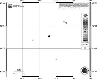 Mappa EMS - territori località