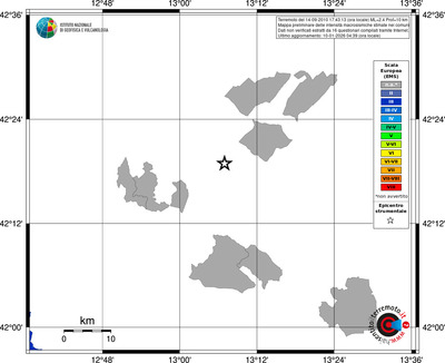 Mappa EMS - territori comuni