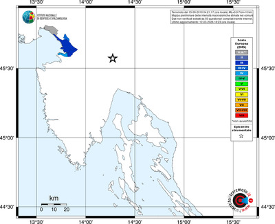 Mappa EMS - territori comuni