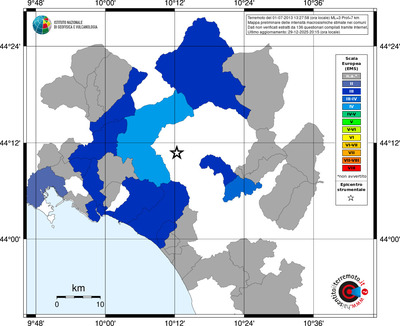 Mappa EMS - territori comuni