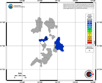 Mappa EMS - territori comuni