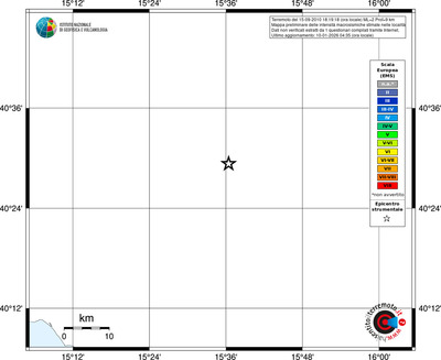 Mappa EMS - territori località