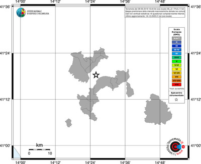 Mappa EMS - territori comuni