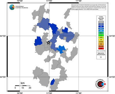 Mappa MCS - territori comuni