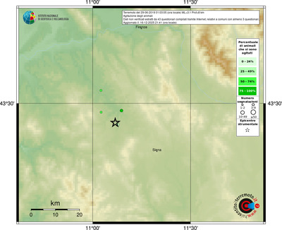 Mappa comuni con almeno 3 questionari