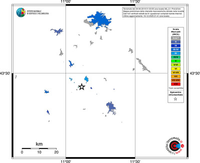 Mappa MCS - territori località