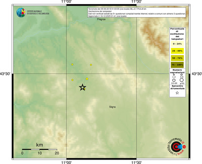 Mappa comuni con almeno 3 questionari