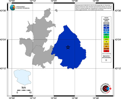 Mappa EMS - territori comuni