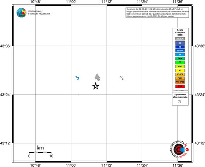 Mappa EMS - territori località