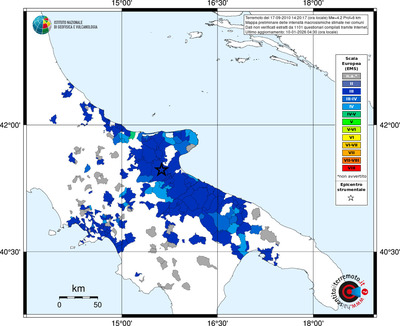 Mappa EMS - territori comuni