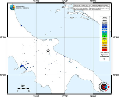 Mappa MCS - territori località