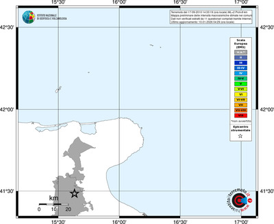 Mappa EMS - territori comuni