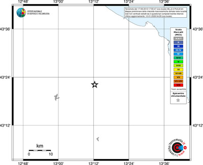 Mappa MCS - territori località