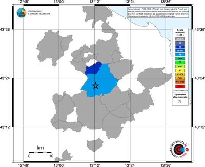 Mappa MCS - territori comuni