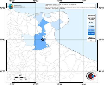 Mappa territorio comunale con almeno 3 questionari