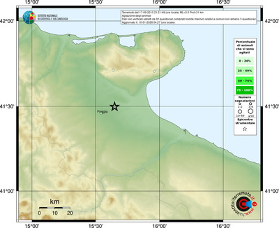 Mappa comuni con almeno 3 questionari