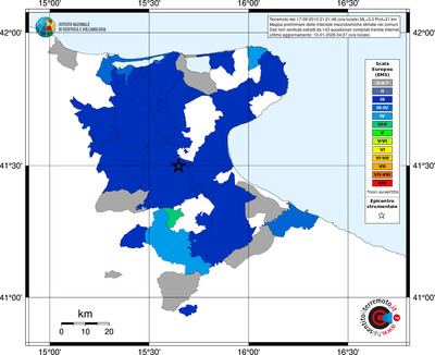 Mappa EMS - territori comuni