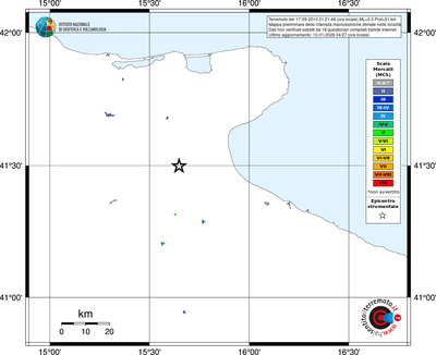 Mappa MCS - territori località
