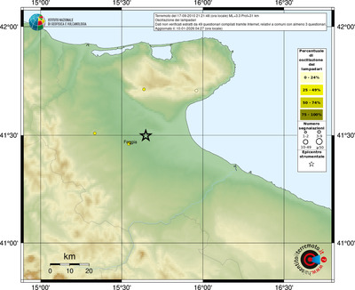 Mappa comuni con almeno 3 questionari
