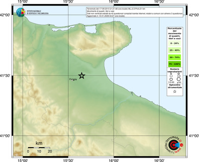 Mappa comuni con almeno 3 questionari