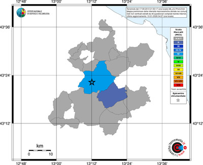 Mappa MCS - territori comuni