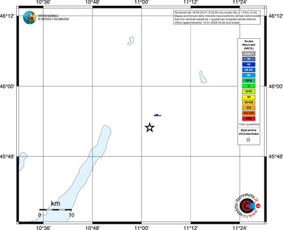 Mappa MCS - territori località